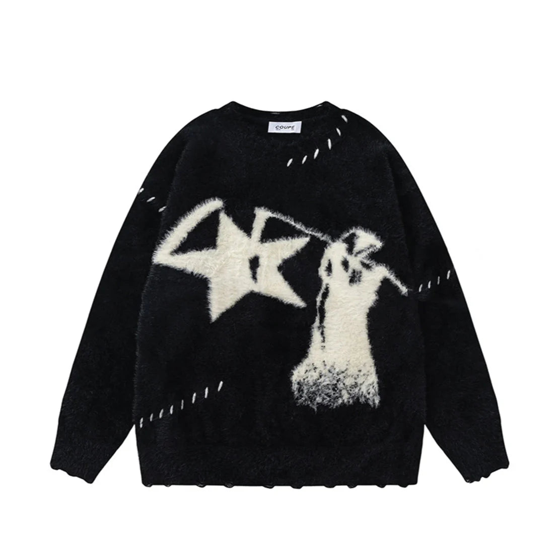 Grim Reaper Fluffy Sweater Newgew