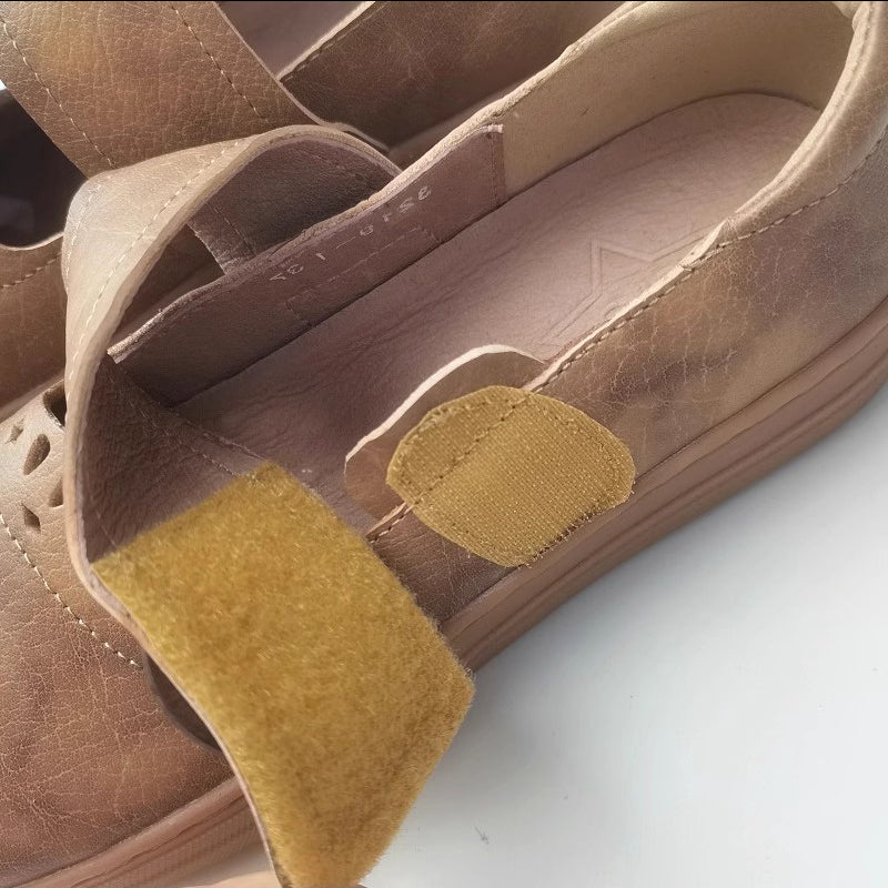 Handmade Stitching Square Toe Leather Shoes Newgew Shoes