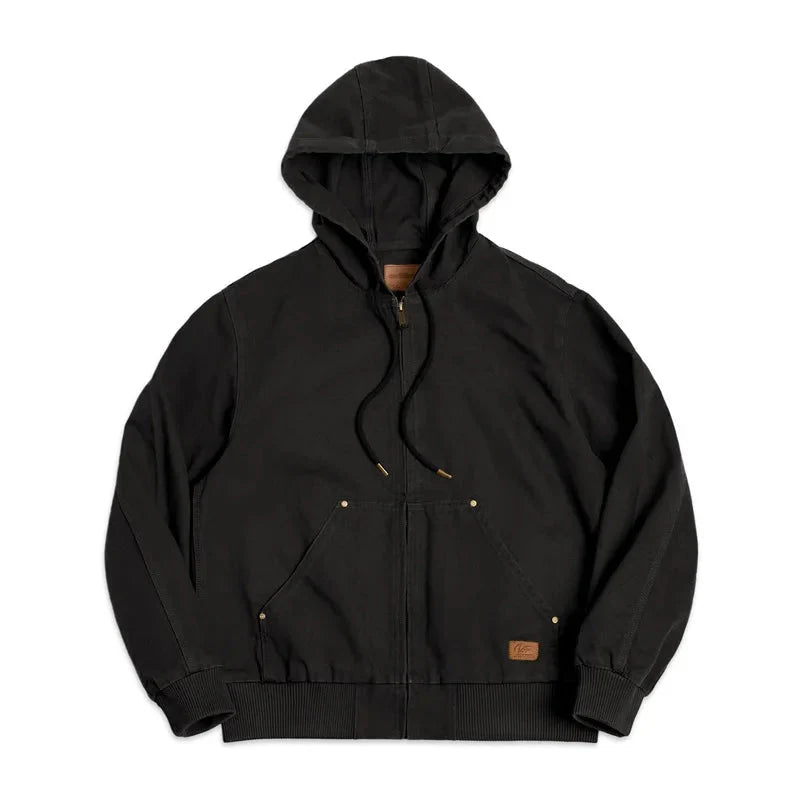 Hooded Workwear Canvas Jacket Newgew