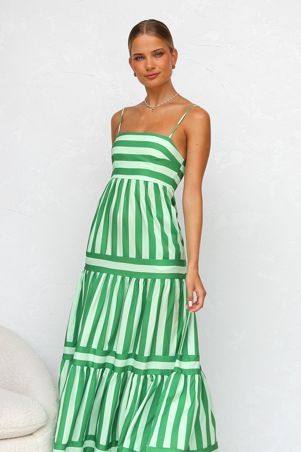 Laina Dress GREEN Newgew Dresses