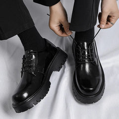 Lace-up Chunky Sole Derby Shoes Newgew