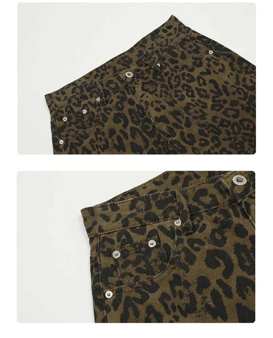 Leopard Print Jorts Newgew