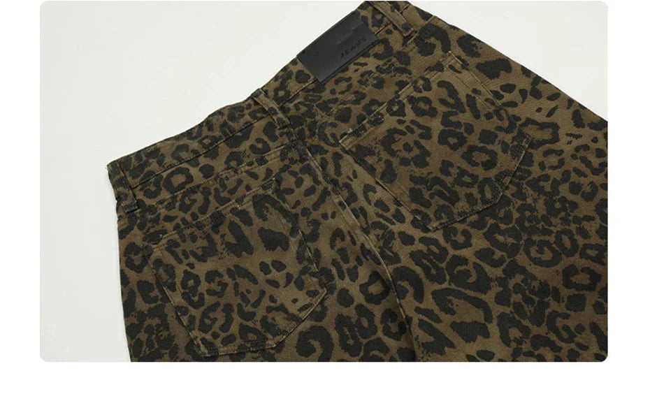 Leopard Print Jorts Newgew