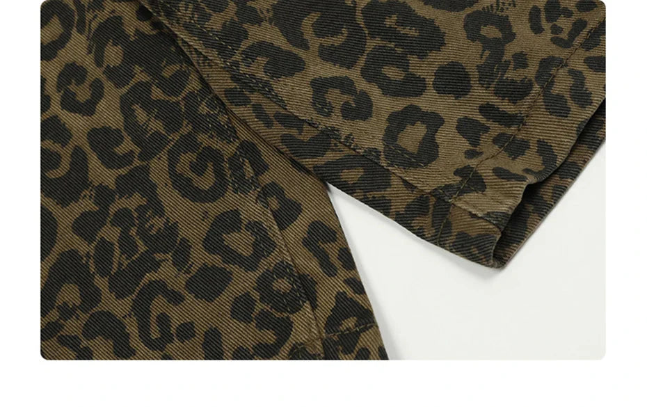Leopard Print Jorts Newgew
