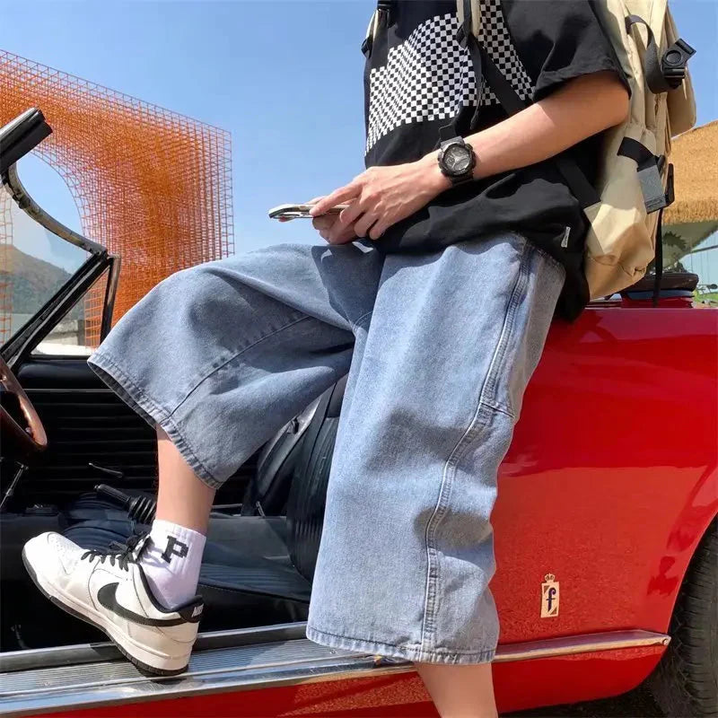 Long Length Denim Jorts Newgew