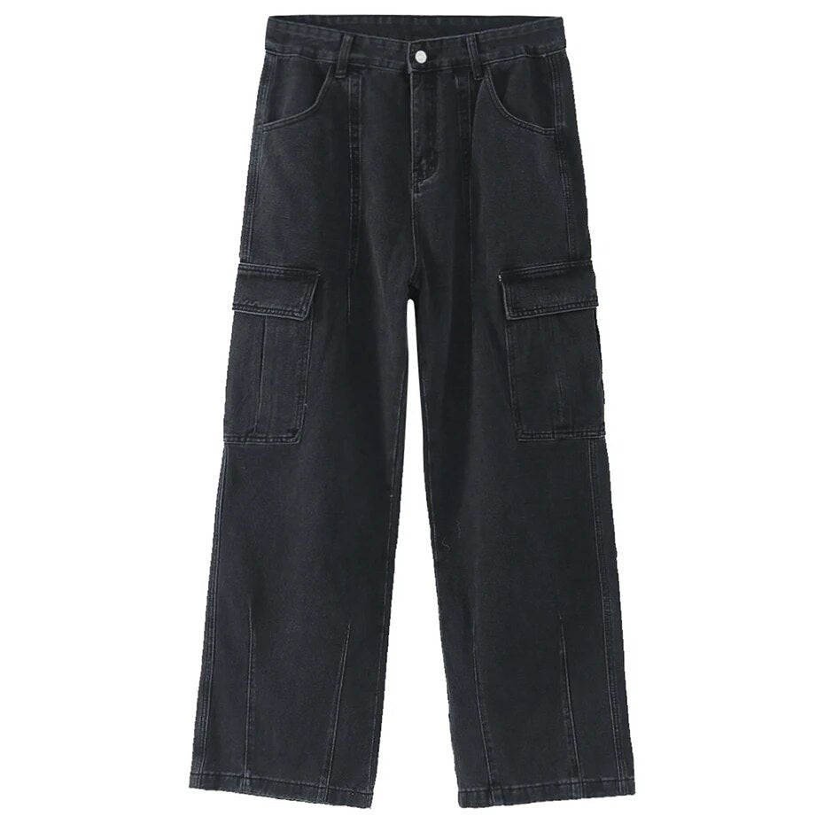 Loose Fit Cargo Jeans Newgew