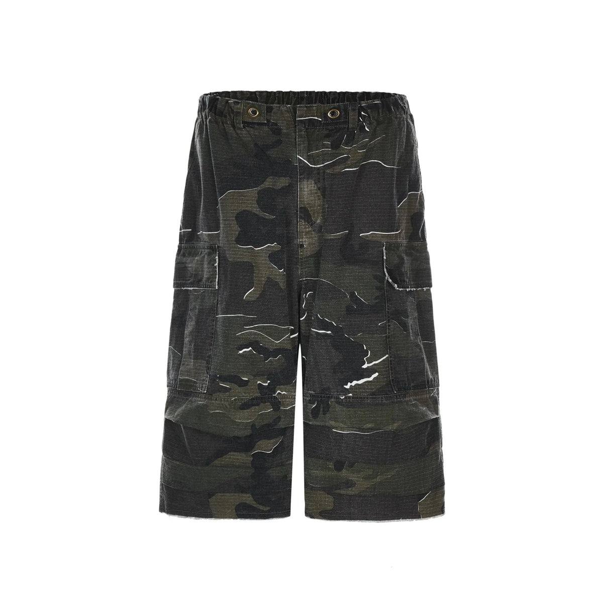 MADE EXTREME Long Length Camo Cargo Shorts Newgew