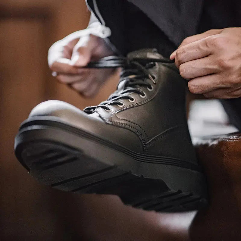 MADEN Chunky Military Boots Newgew