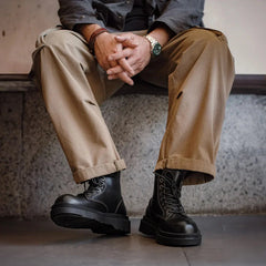 MADEN Vintage Style Workwear Boots Newgew