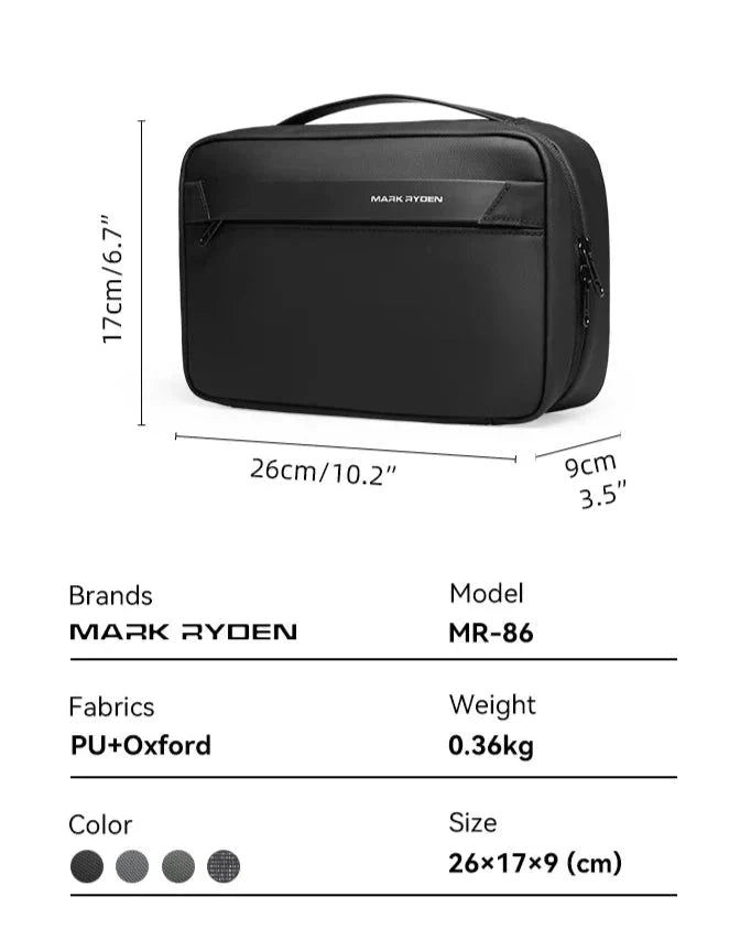 MARK RYDEN Waterproof Travel Wash Bag Newgew