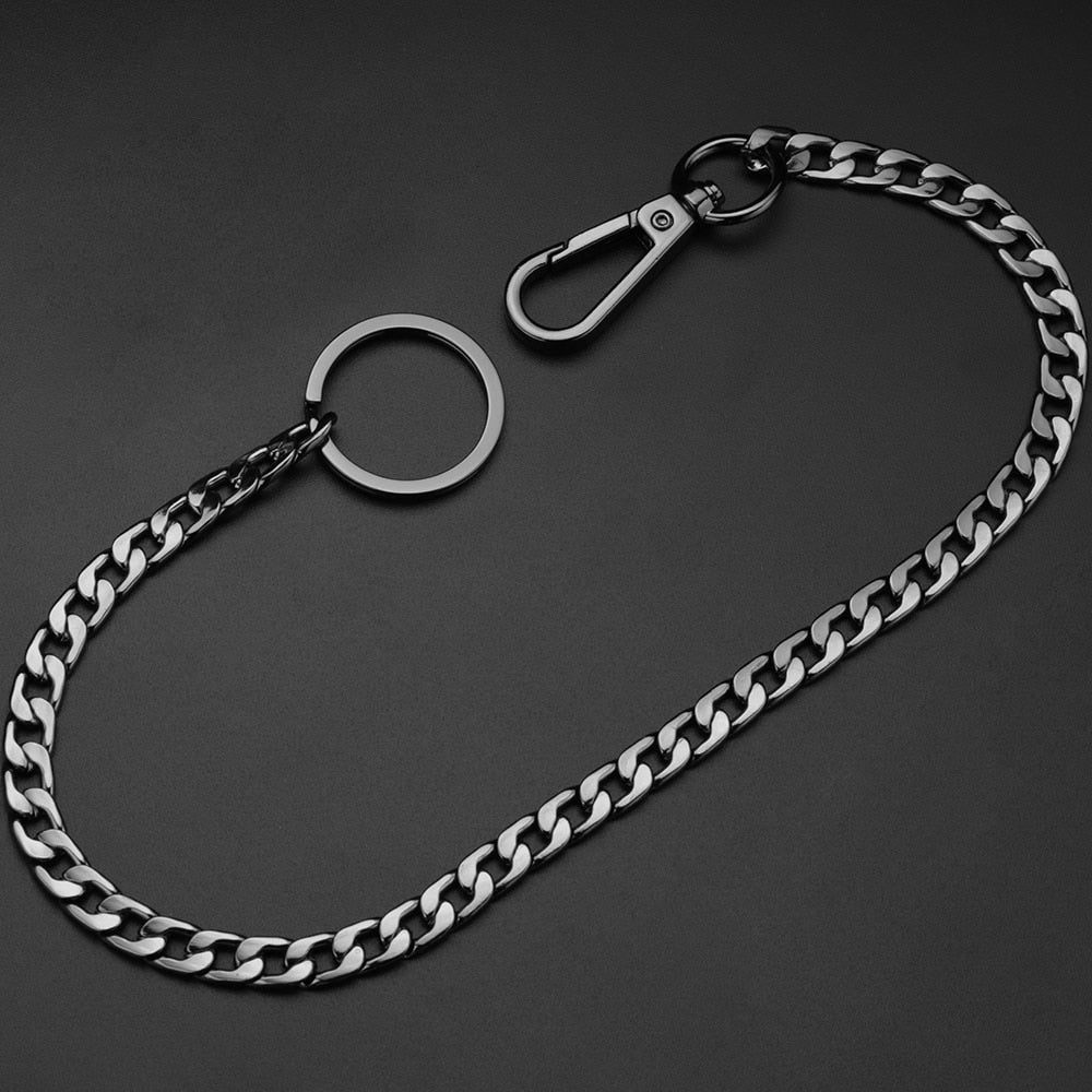 Metal Wallet Belt Chain - Black Newgew