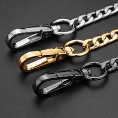 Metal Wallet Belt Chain - Gold Newgew