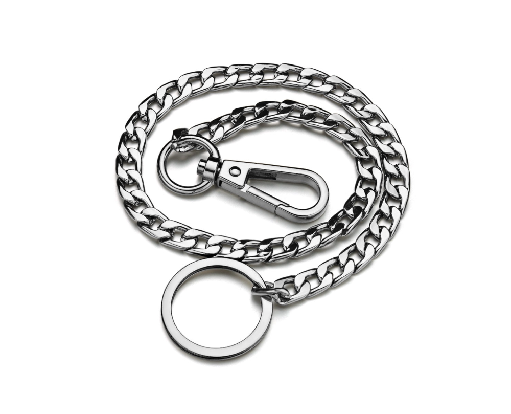 Metal Wallet Belt Chain - Silver Newgew