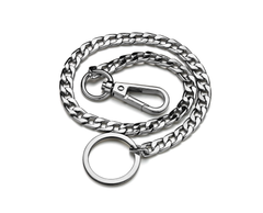 Metal Wallet Belt Chain - Silver Newgew