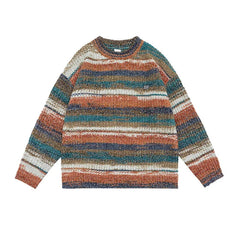 Multicolour Stripe 'Neoism' Sweater Newgew