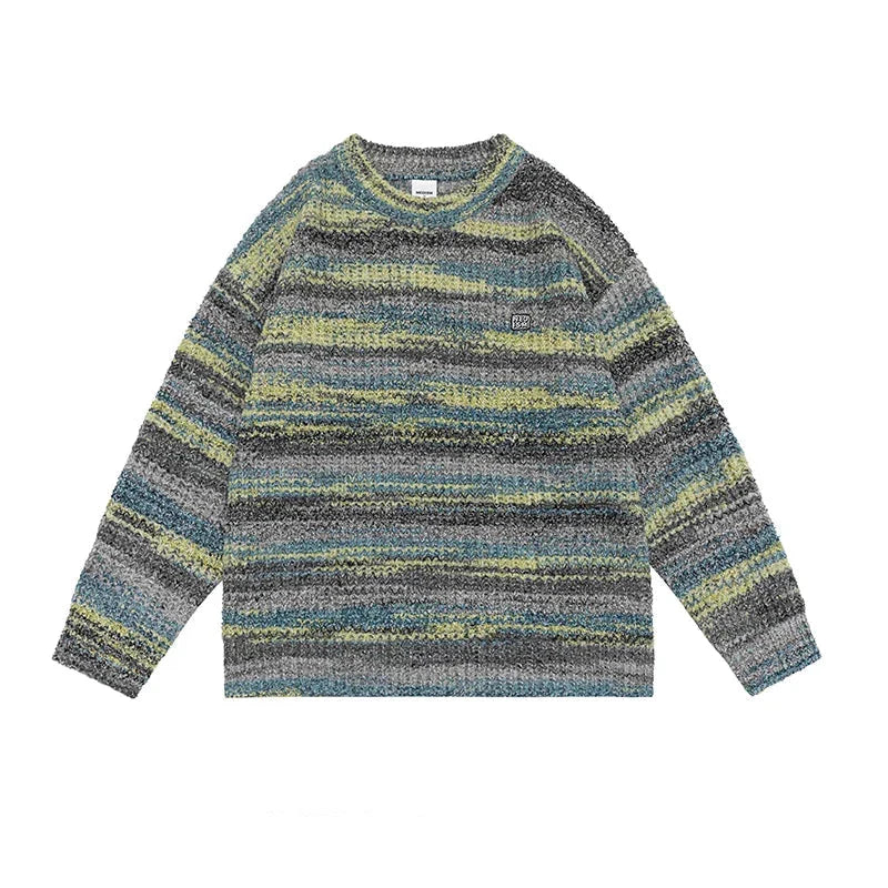 Multicolour Stripe 'Neoism' Sweater Newgew