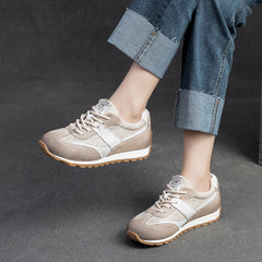 Women Fashion Breathable Leather Casual Shoes Newgew Shoes
