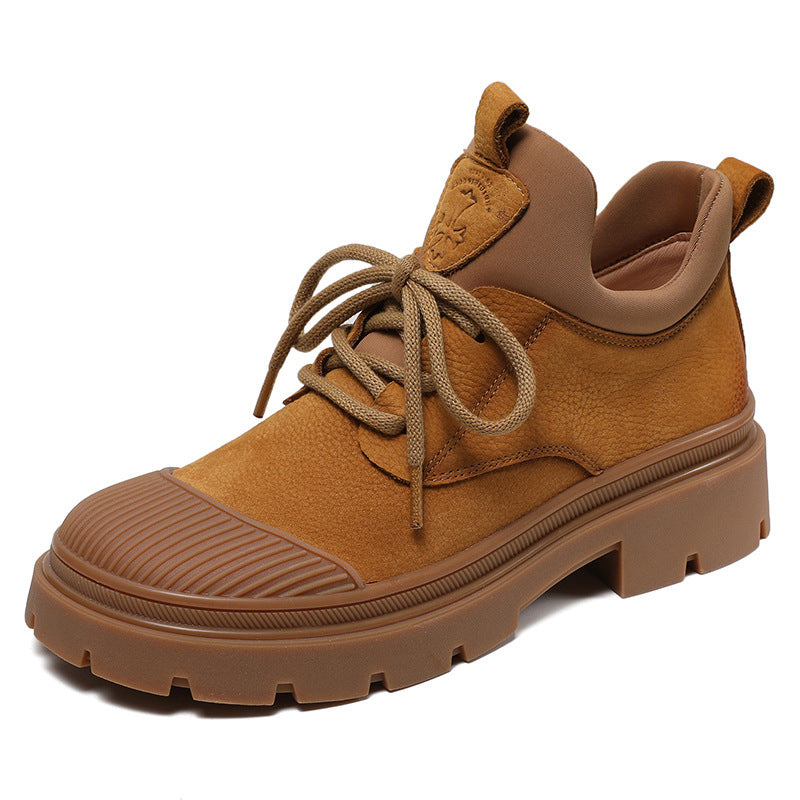 Women Retro Stylish Leather Casual Shoes Newgew Shoes