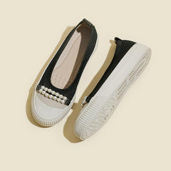 Pearl Platform Anti-collision Round Shoes NewGew