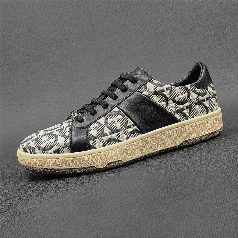 Men Fashion Patchwork Stylish Flat Casual Shoes Newgew Shoes