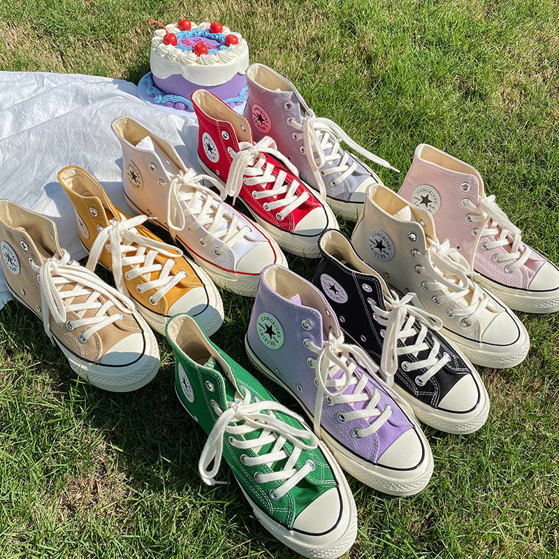 Women's Candy Korean Style Street Canvas Shoes Newgew
