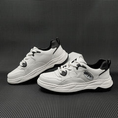 Men Fashion Leather Casual Training Sneakers Newgew Shoes