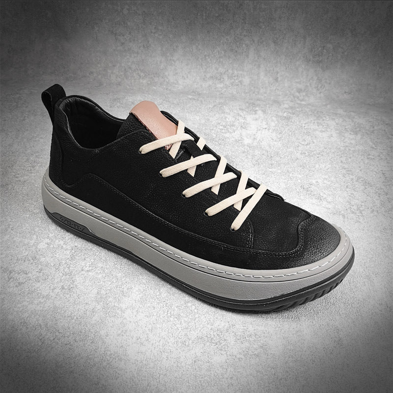 Men Casual Frosted Leather Sneaker Shoes Newgew Shoes