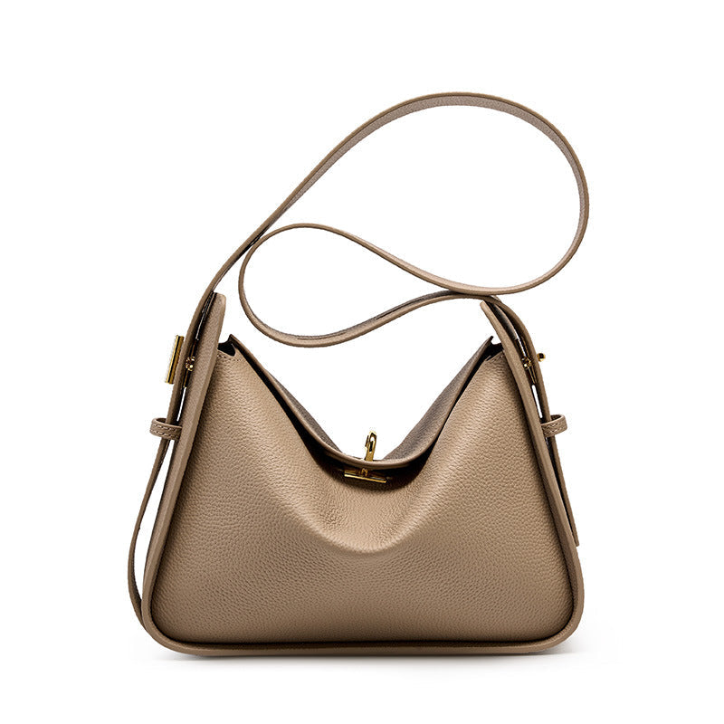 Women Fashion Minimalist Soft Cowhide Tote Shoulder Bag Newgew Shoes