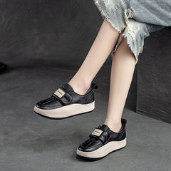 Women Minimalist Soft Leather Casual Shoes Newgew Shoes