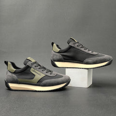 Men Fashion Suede Casual Training Sneakers Newgew Shoes