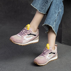 Women Retro Patchwork Breathable Casual Training Sneakers Newgew Shoes