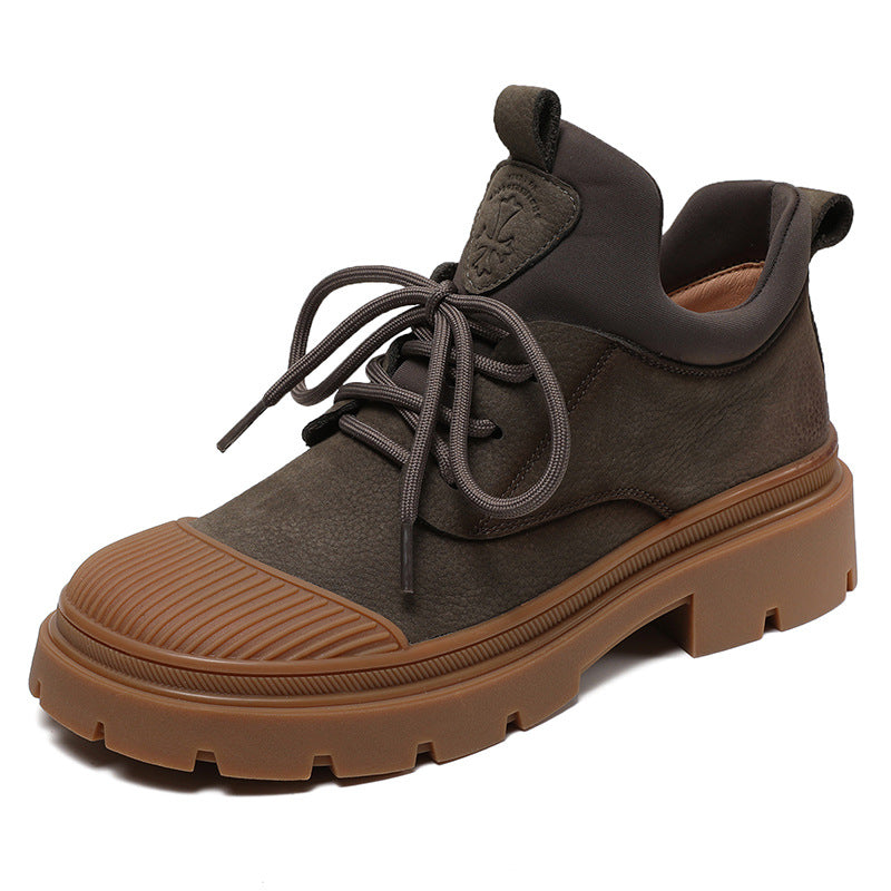 Women Retro Stylish Leather Casual Shoes Newgew Shoes