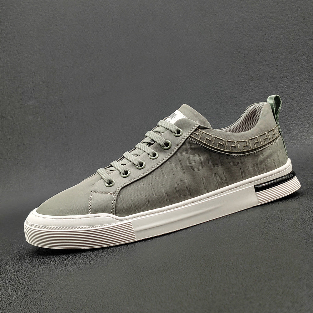 Men Casual Breathable Canvas Flat Sneakers Newgew Shoes