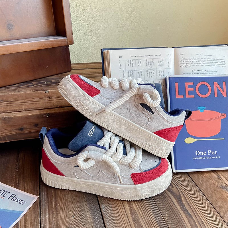 Women's Sense European Version With Two Pairs Canvas Shoes Newgew
