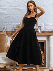 Backless Spaghetti Strap A line Evening Dress Newgew Dresses