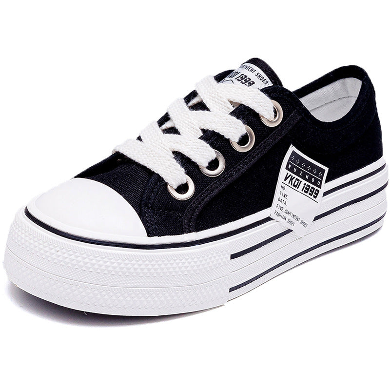 Women's Summer Mesh Breathable Versatile Korean Style Canvas Shoes Newgew
