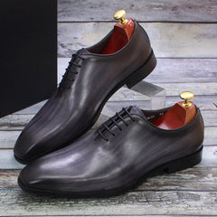 Men Leather Handmade Dress Oxford Shoes Newgew Shoes