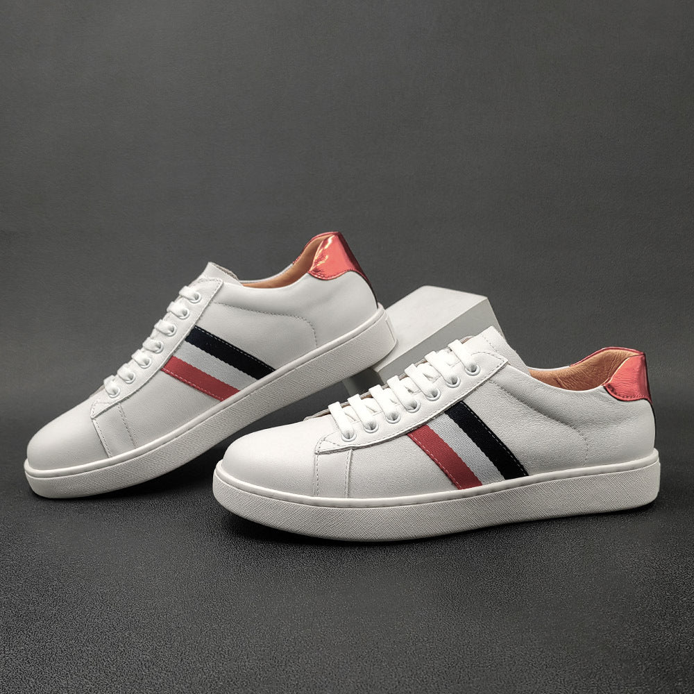 Men Minimalist Leather Flat Casual Shoes Newgew Shoes