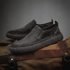 Men Retro Breathable Suede Casual Loafers Newgew Shoes