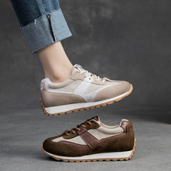 Women Fashion Breathable Leather Casual Shoes Newgew Shoes