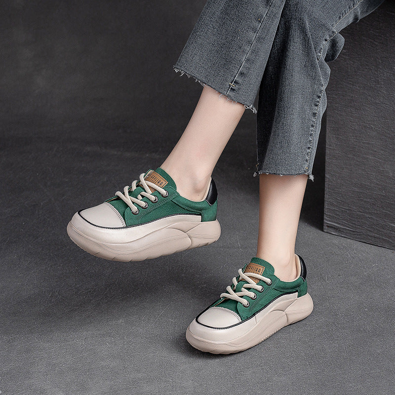 Women Leisure Stylish Leather Casual Shoes Newgew Shoes