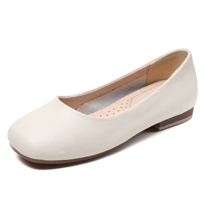 Women Minimalist Casual Soft Leather Flats Newgew Shoes