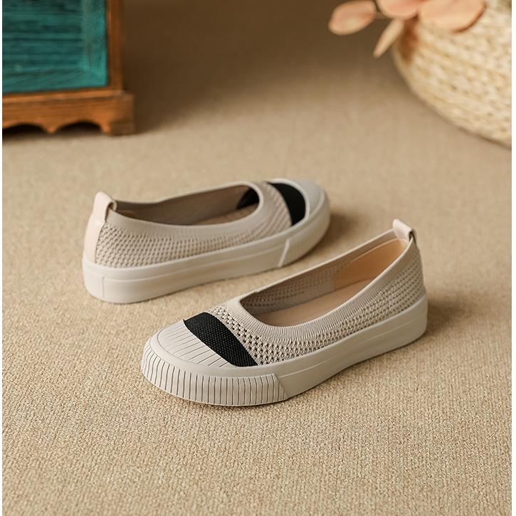 Pearl Platform Anti-collision Round Shoes NewGew