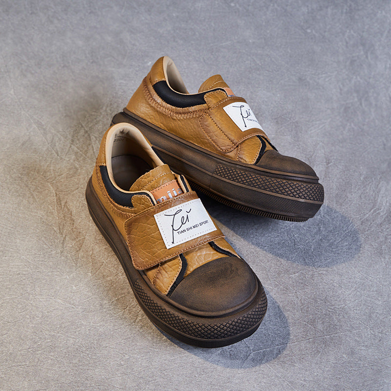 Women Minimalist Comfort Leather Casual Shoes Newgew Shoes