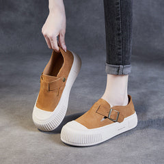 Women Handmade Minimalist Soft Leather Casual Shoes Newgew Shoes