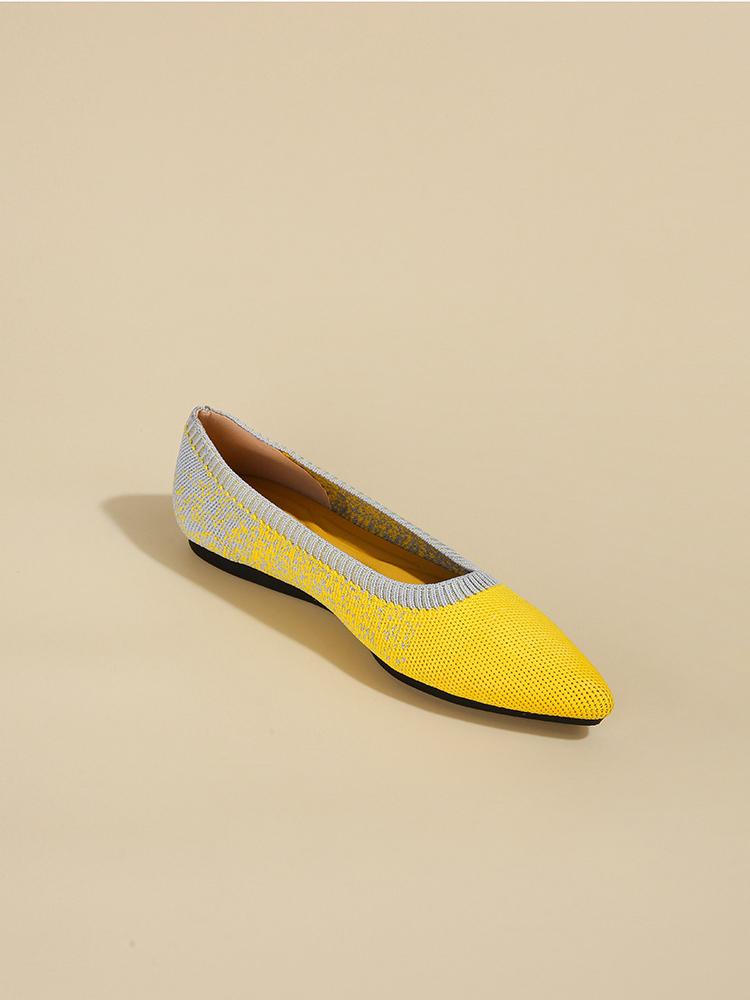 Pointed Non-Slip Knitted Flat Shoes NewGew