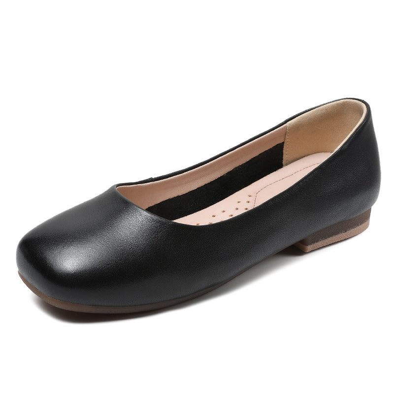 Women Minimalist Casual Soft Leather Flats Newgew Shoes