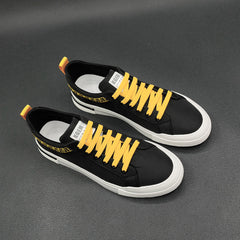 Men Casual Breathable Canvas Flat Sneakers Newgew Shoes