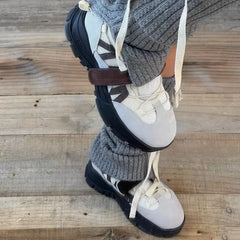 Mary Jane Velcro Ballet Sneakers Newgew