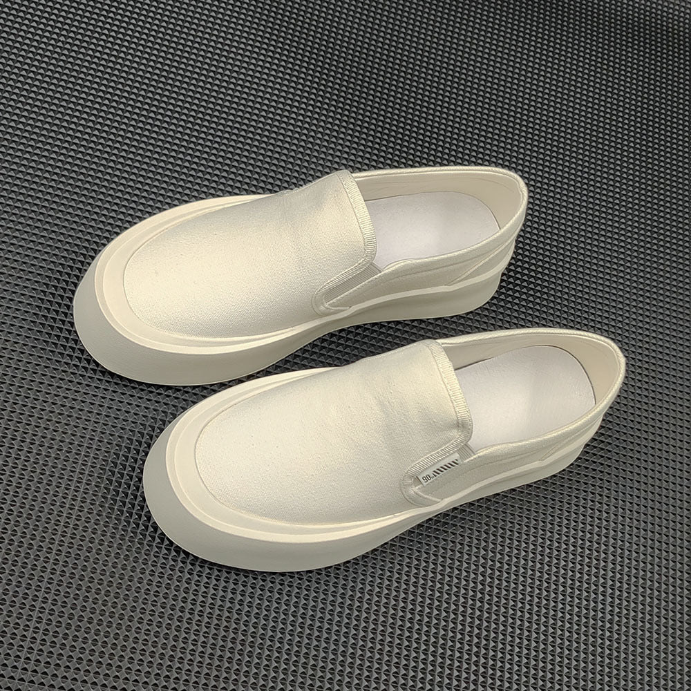 Men Minimalist Canvas Flat Casual Loafers Newgew Shoes